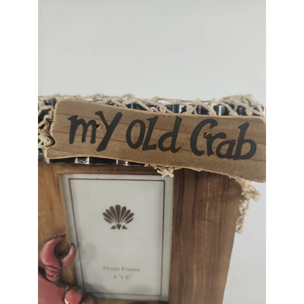 Picture Frame My Old Crab Ocean Theme 4 X 6